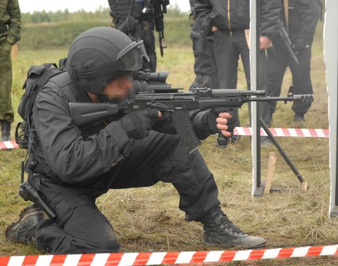 АК-74м + ACOG<br />Альфа ЦСН ФСБ